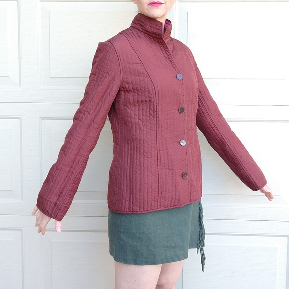 SIGRID OLSEN top and matching quilted jacket M - Picture 5 of 10